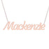Gold Name Necklace - Mackenzie